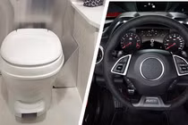 Hãng xe Trung Quốc gây sốc với ý tưởng tích hợp bồn cầu vào ghế ôtô