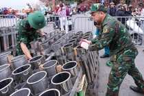 Trận địa pháo hoa sẵn sàng thắp sáng bầu trời Hà Nội đêm Giao thừa 2026 