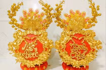 Dừa dát vàng hút khách trước Tết Bính Ngọ 2026