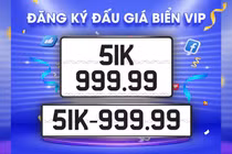Đấu giá biển số xe mang về ngân sách nhà nước 6.400 tỷ đồng