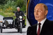 Tổng thống Putin tặng môtô 3 bánh Ural cho biker Mỹ