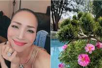 Cận cảnh biệt thự ngập hoa trái của Hồng Ngọc tại Mỹ