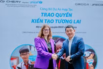 Omoda & Jaecoo cùng UNICEF Việt Nam trang bị kỹ năng kiến tạo tương lai