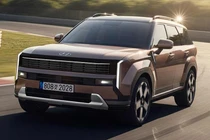 Mẫu xe SUV Hyundai SantaFe facelift 2027 lộ nội thất hiện đại hơn