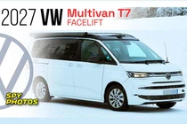 Volkswagen Multivan T7 2027 mới lộ diện hoàn toàn khi đang chạy thử