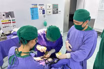 Lấy lưỡi kéo nhọn xuyên não nữ bệnh nhân