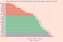 Thành phố Hồ Chí Minh có mức sinh con thấp nhất cả nước
