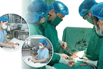 Nỗ lực cứu sống cặp song thai chênh nhau 1 kg, đe dọa sự sống