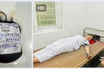 Giữa tâm bão Kajiki sự sống được giữ lại bằng những giọt máu hồng