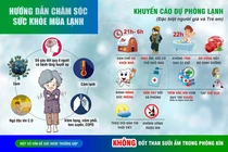 Cách chủ động bảo vệ sức khỏe trong mùa lạnh