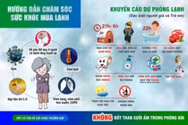 Cách chủ động bảo vệ sức khỏe trong mùa lạnh
