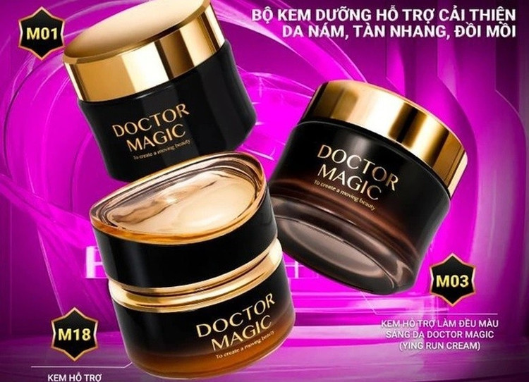 Các sản phẩm Doctor Magic của Mailisa được nhập từ Trung Quốc. Ảnh: Mailisa.