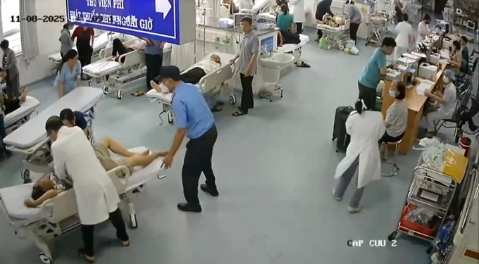 Bệnh nhân được các y bác sĩ Bệnh viện Đa khoa Vũng Tàu đã cấp cứu kịp thời, giành lại sự sống/ Ảnh SGGP