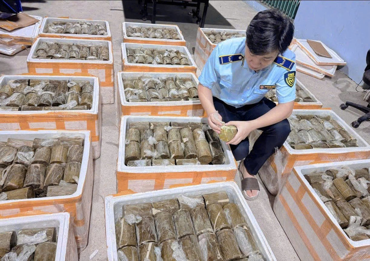 Hình ảnh hàng hóa vi phạm/ Ảnh Chi cục QLTT tỉnh Phú Yên