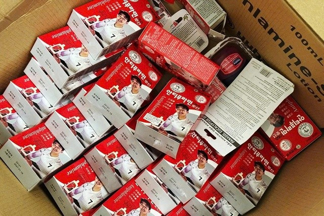 Một trong những loại dầu gió do công ty của đối tượng Võ Thành Tâm làm giả. Ảnh: CACC.