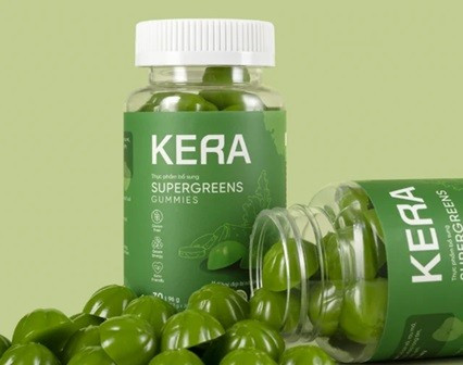 Hộp kẹo rau củ Kera. Ảnh: Công ty Cổ phần Tập đoàn Chị Em Rọt công bố
