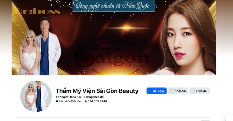 Hộ kinh doanh SaiGon Beauty (địa chỉ 141 Đường số 12, Khu dân cư Cityland Park Hills, phường Gò Vấp) bị phạt 80 triệu đồng. Ảnh Thuongtruong.com.vn