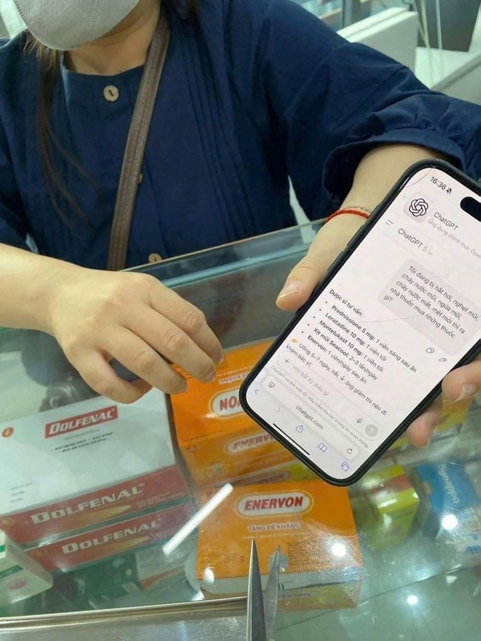 Toa thuốc được kê bởi... ChatGPT/Ảnh hcmcpv.org.vn