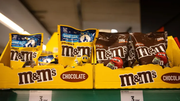 Thu hồi kẹo sô cô la M&amp;M diện rộng. Ảnh minh họa/Nguồn vietq.vn