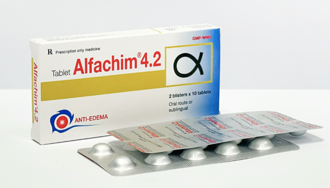 Một lô thuốc Alfachim 4.2 do Công ty Cổ phần dược phẩm Cửu Long sản xuất bị thu hồi trên toàn quốc. Ảnh: Dược Cửu Long