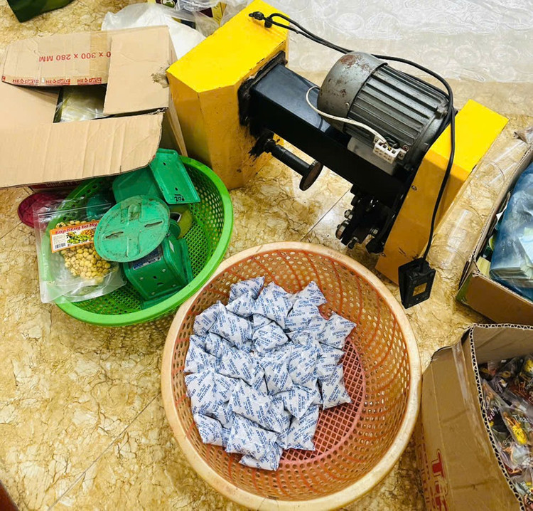 Tang vật vụ án (Ảnh báo Bắc Giang)