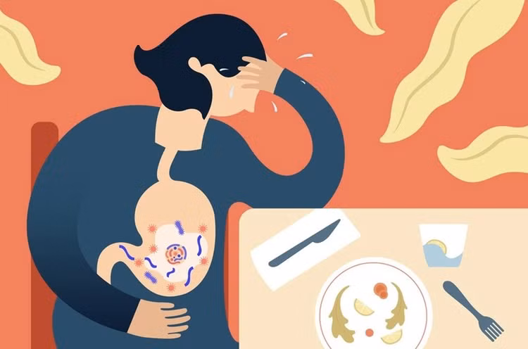 Ngộ độc thực phẩm. Ảnh minh hoạ/Internet