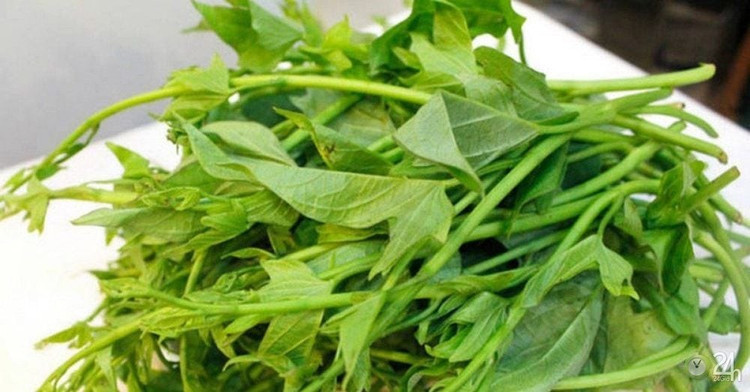 Vitamin khi ăn rau lang cao gấp 3 lần khi ăn khoai lang.Ảnh minh hoạ/Internet