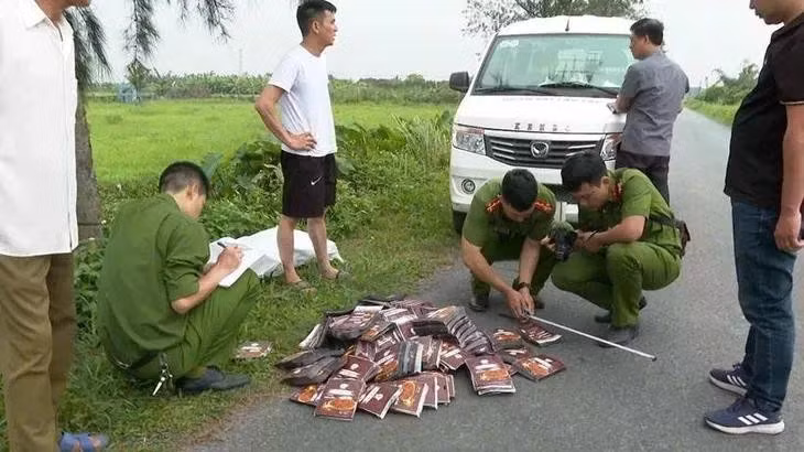 Tang vật vụ án.