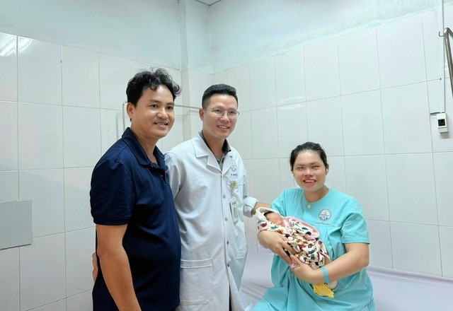 Hiện sức khỏe mẹ con chị M. ổn định và chuẩn bị được xuất viện.