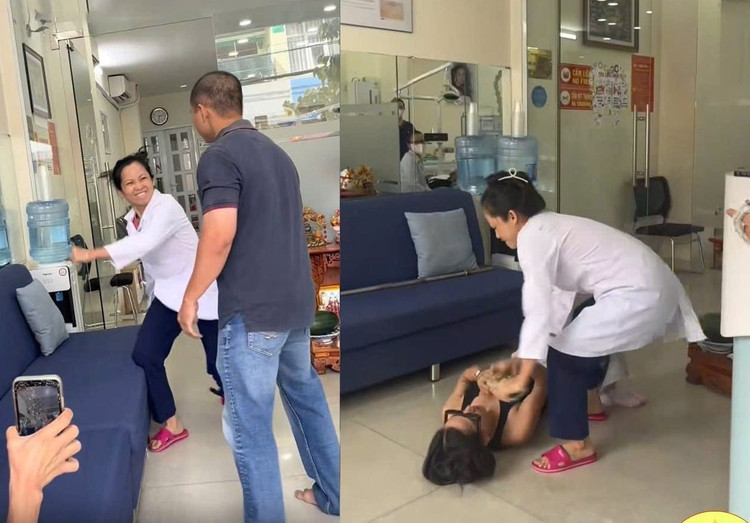 Chủ cơ sở nha khoa hành hung khách hàng - Ảnh congly.vn