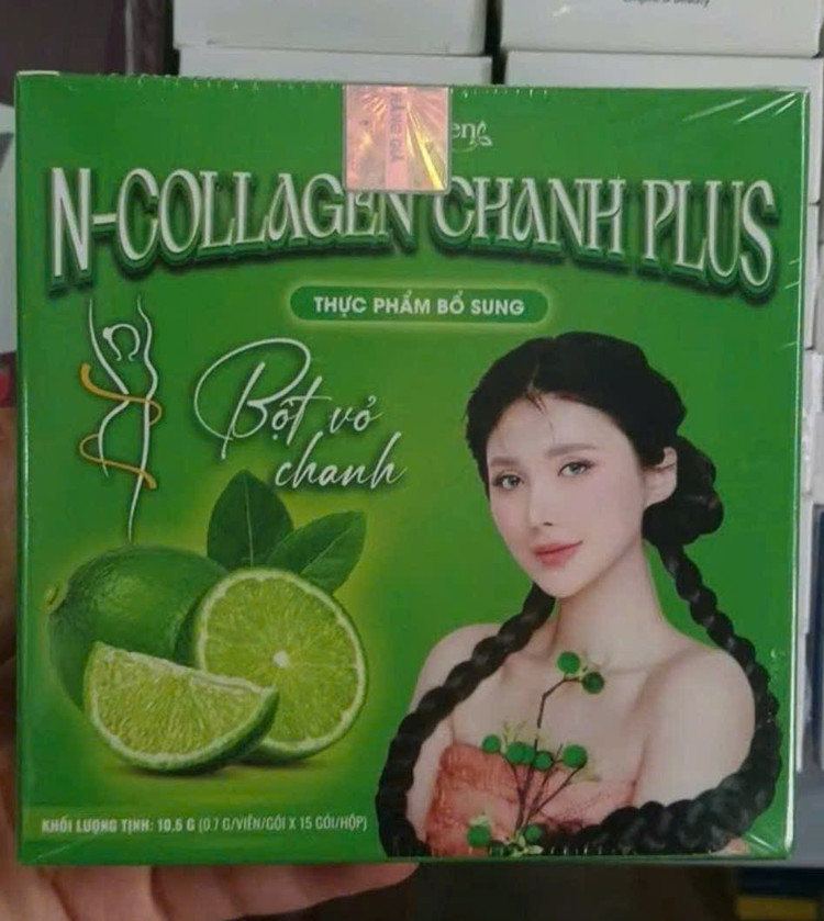 Sản phẩm “N-collagen Chanh plus”./ Ảnh thuongtruong.com.vn
