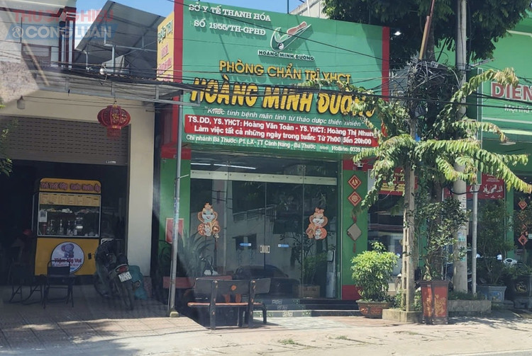 Phòng chẩn trị y học cổ truyền Hoàng Minh Đường thuộc Công ty TNHH Hoàng Minh Đường. Ảnh thuonghieucongluan.vn