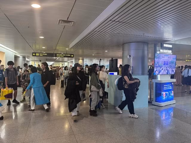 Cảng hàng không quốc tế Tân Sơn Nhất tăng cường phòng virus Nipah. Ảnh SKĐS