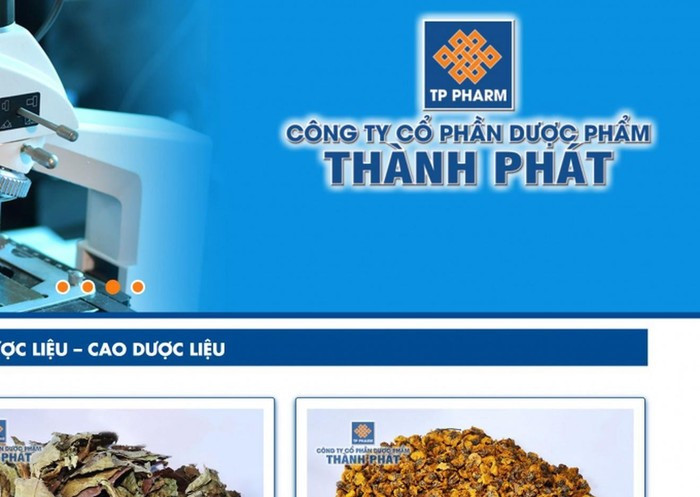 Công ty Cổ phần Dược phẩm Thành Phát vừa nhận quyết định xử phạt 180 triệu đồng/Ảnh Tạp chí Thương gia