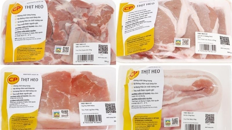 Thịt heo CP.