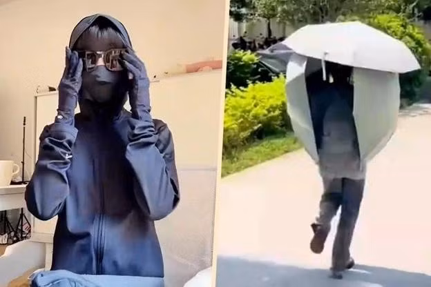 Người phụ nữ chống nắng quá kỹ gây thiếu vitamin D, trở mình cũng bị gãy xương. Ảnh minh họa/ Nguồn SCMP