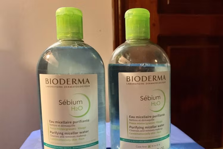 Nước tẩy trang Bioderma Sebium H2O được nhiều chị em sử dụng/ Ảnh CAND