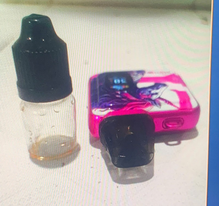 Thuốc lá điện tử nam sinh sử dụng./Ảnh CAND