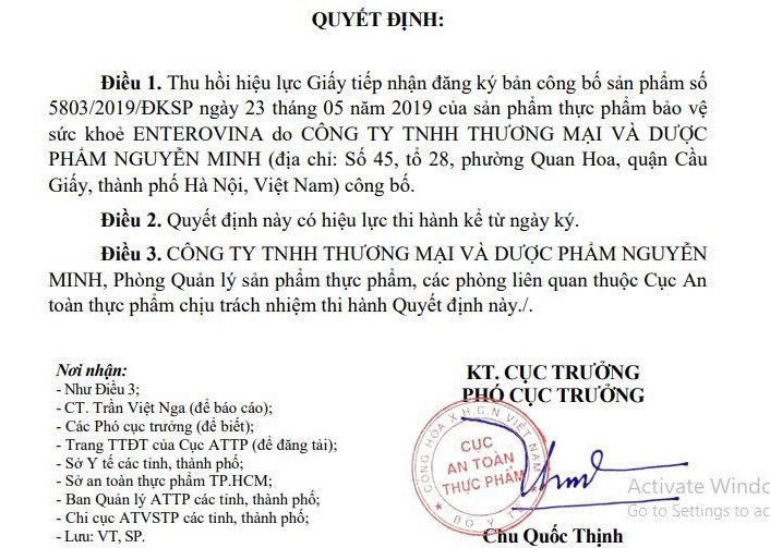 Quyết định số 323/QĐ-ATT của Cục An toàn thực phẩm