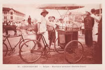 Hình hiếm về các gánh hàng rong trên đường phố Sài Gòn xưa