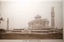 Ảnh bia Quốc Học Huế trăm năm trước, công trình kiến trúc lịch sử đặc biệt 