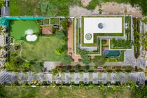 Biệt thự Cần Thơ mát rượi quanh năm nhờ phủ vườn cây trên mái