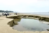 Công ty TNHH Tân Hưng hút cát trái phép tại biển Cửa Lò