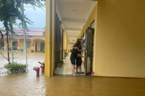 500 trường học ở Yên Bái cho học sinh nghỉ học do mưa lũ