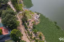 Hồ Đầm Đỗi bị san lấp trái phép giữa Thủ đô?