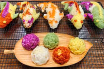 Cách nấu xôi ngũ sắc cúng ông Công ông Táo, vừa ngon lại đẹp mắt 