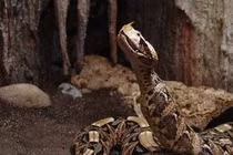 Loài rắn độc khổng lồ ngụy trang 'thần sầu', giết người trong chớp mắt 