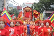 Khai hội Đền Hai Bà Trưng, người dân Mê Linh háo hức chờ đón