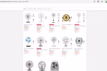 Quạt sạc, quạt tích điện cháy hàng trong những ngày cắt điện