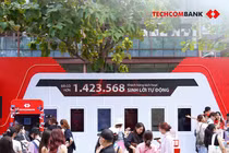 Khách hàng Techcombank được check-in sớm cùng các anh trai vượt ngàn chông gai